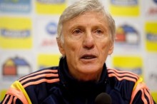 Fotografía tomada el pasado 18 de noviembre en la que se registró al seleccionador del equipo de fútbol de Colombia, José Pekerman. EFE/Archivo