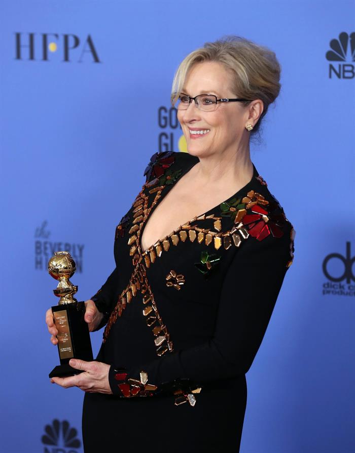 Una Combativa Meryl Streep Sacude La Tibia Gala De Los Globos De Oro ...